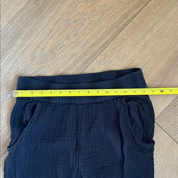 Rip Curl Premium Surf Beach Pants Black Women's Pockets Loose sz Med - Picture 8 of 10